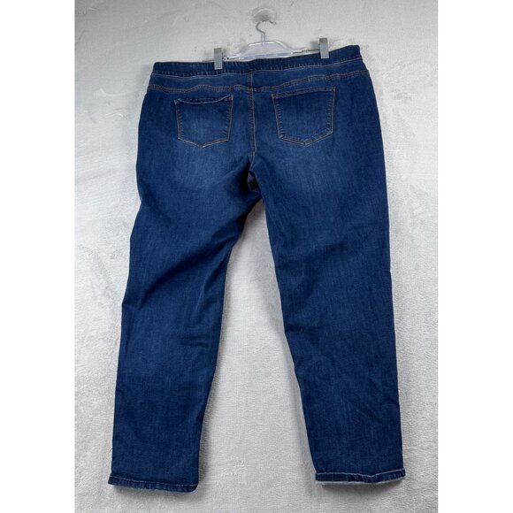 Croft & Barrow Jegging Jeans High Waist Womens Size Plus 20W High Rise Blue - Picture 2 of 12
